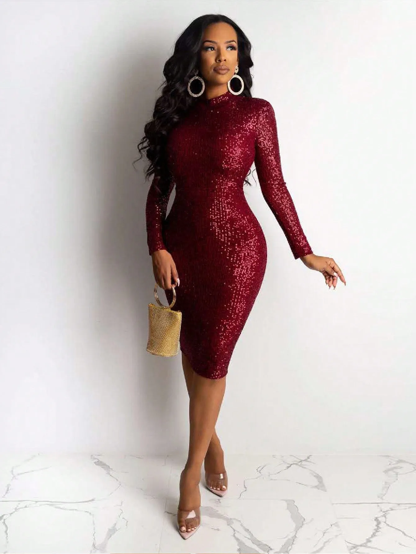 Glitter Bodycon Dress