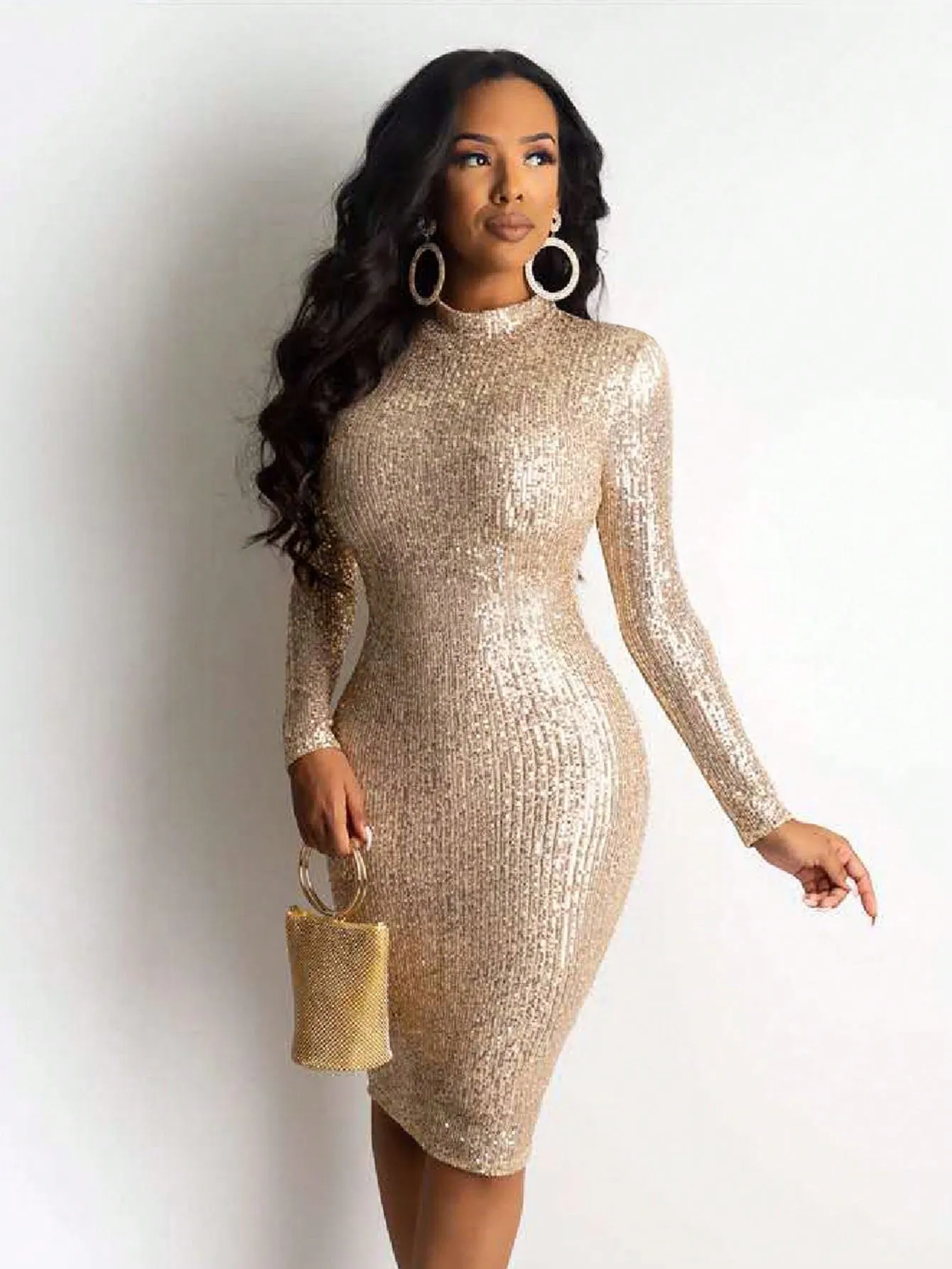 Glitter Bodycon Dress