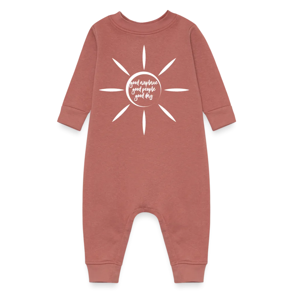 Good Airplane Baby Fleece One Piece