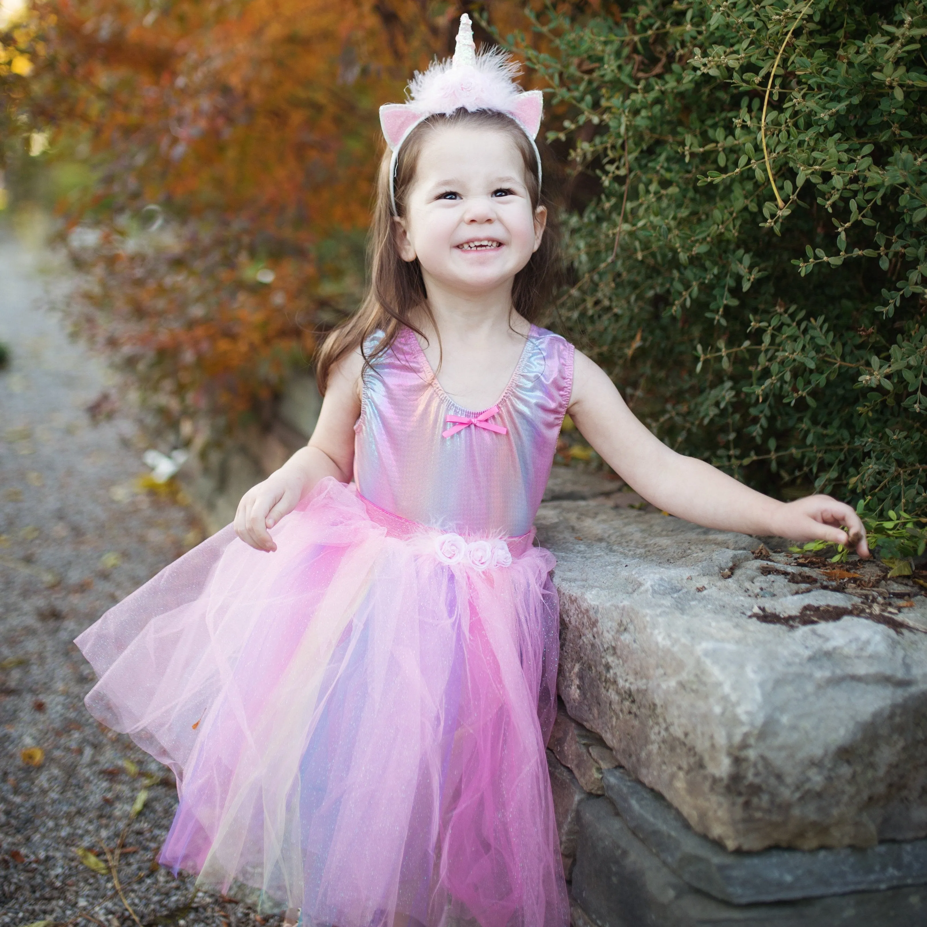 Great Pretenders Unicorn Tutu Skirt & Headband Play Costume Set