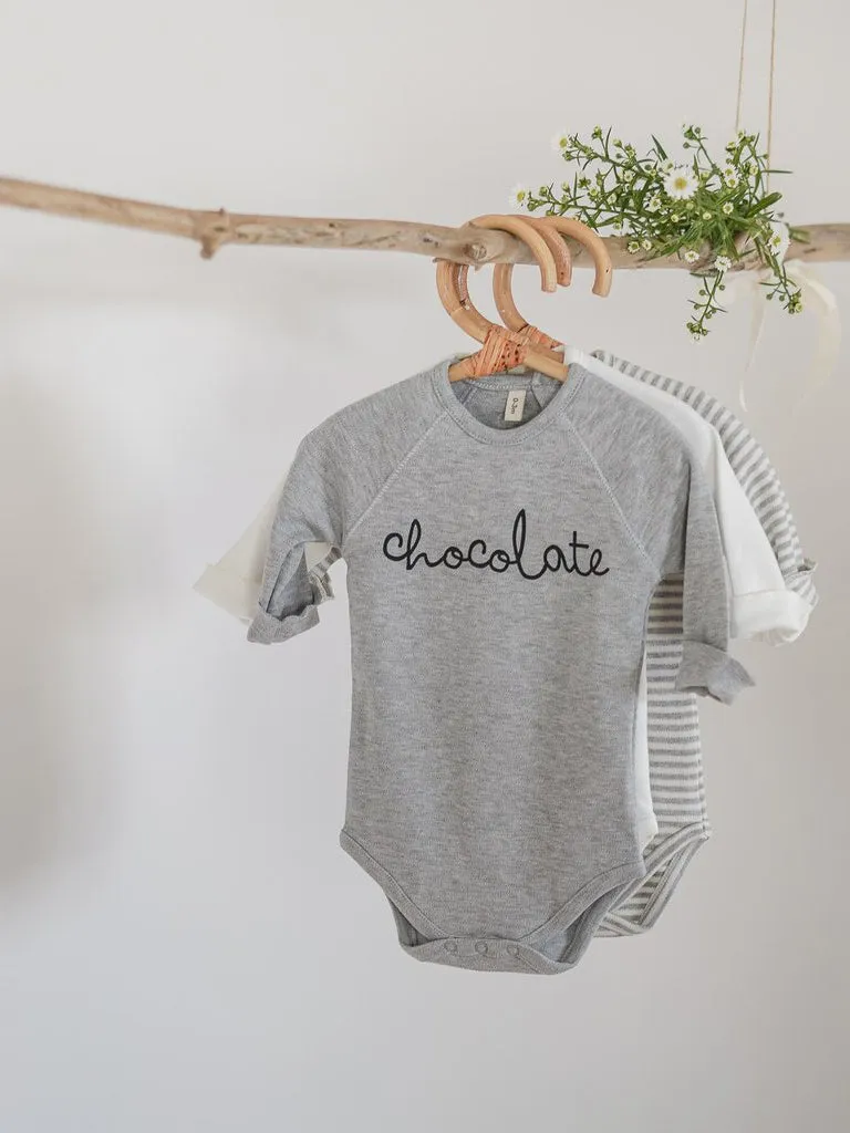 Grey Melange CHOCOLATE Bodysuit