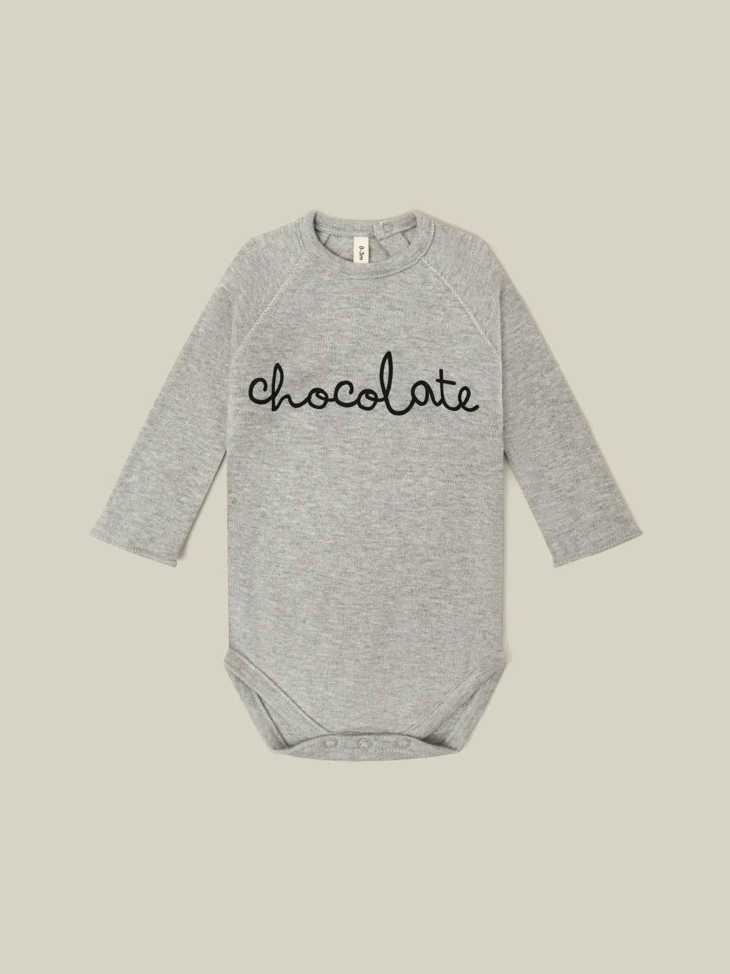 Grey Melange CHOCOLATE Bodysuit