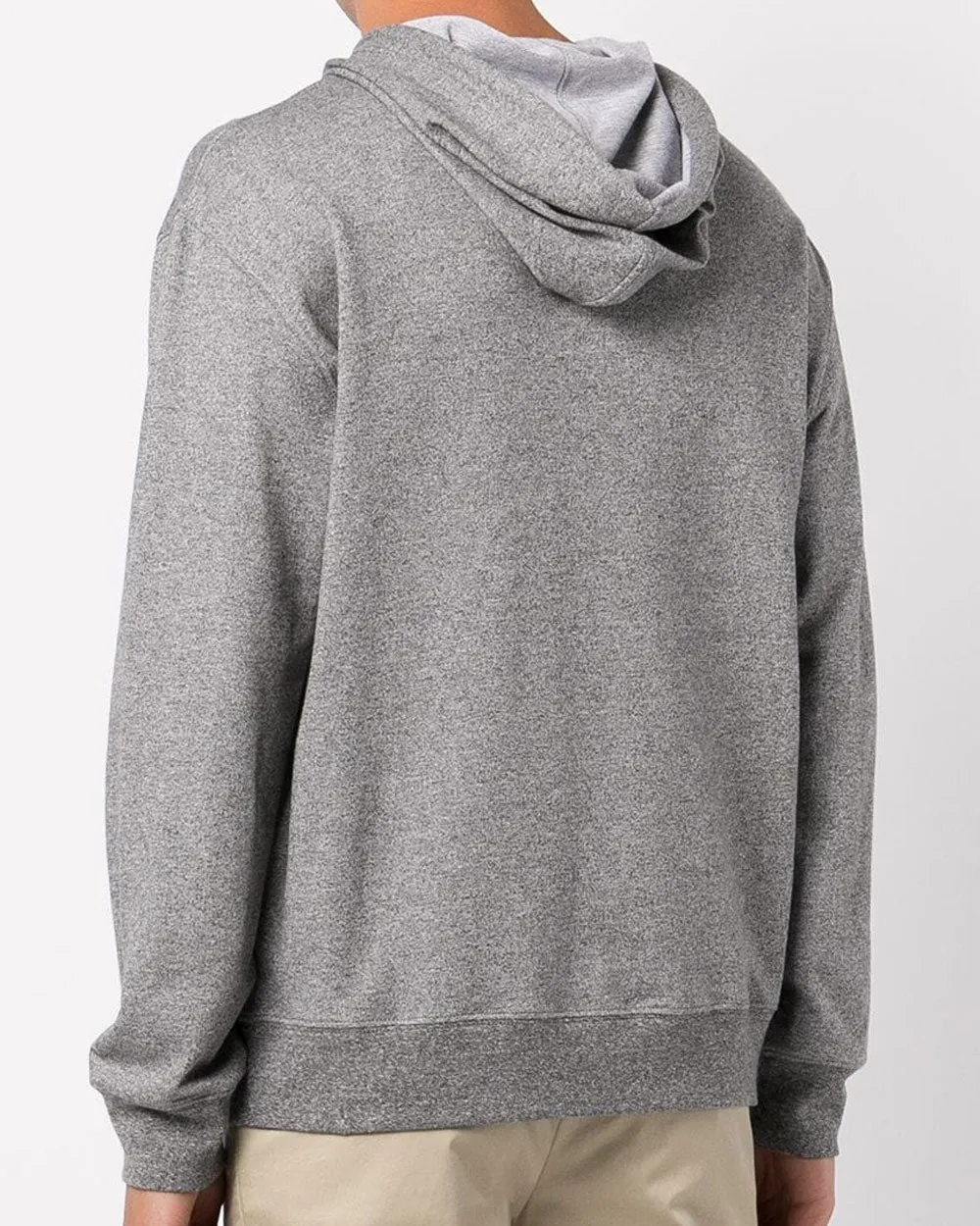 Grigio Cotton and Linen Hoodie