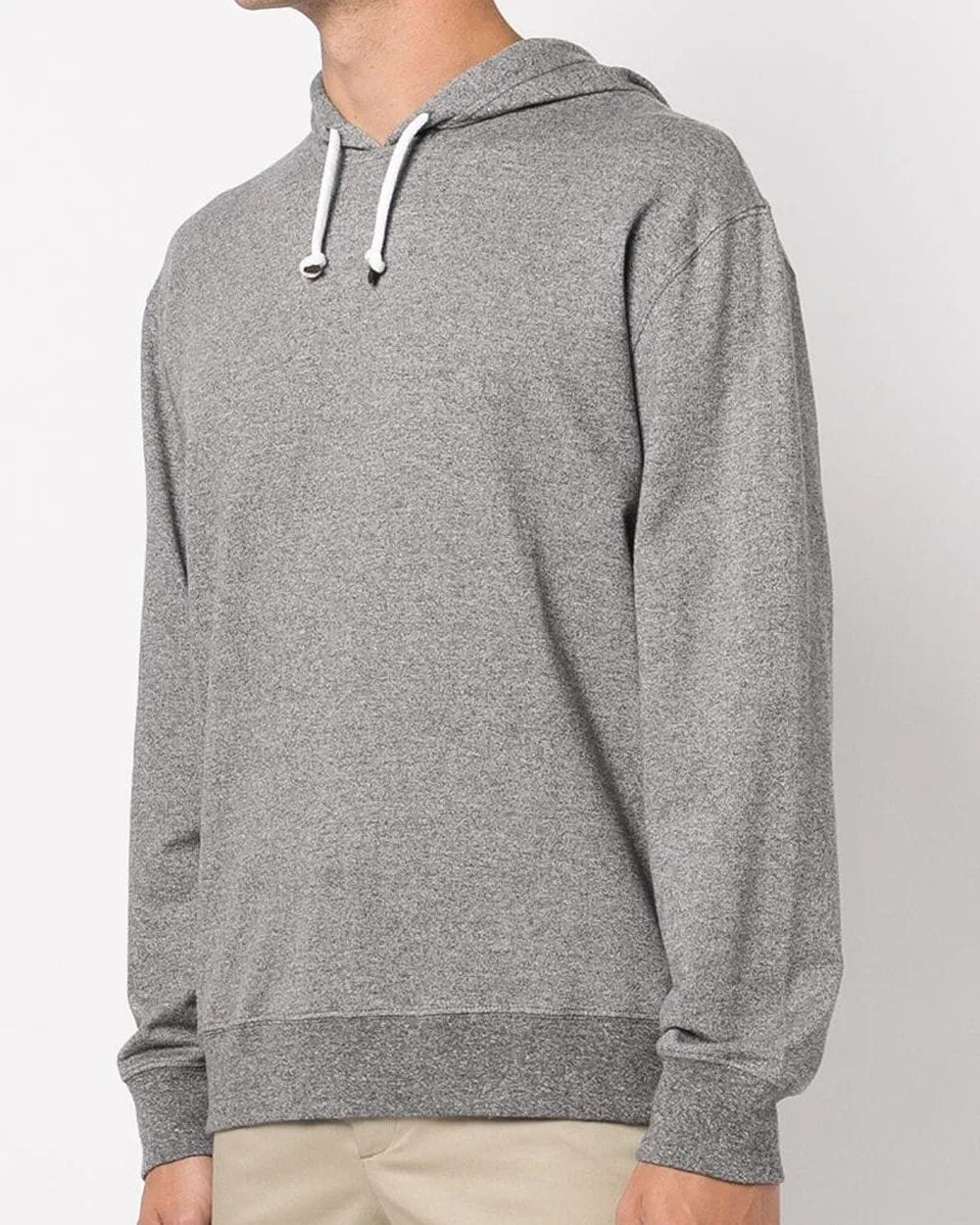 Grigio Cotton and Linen Hoodie