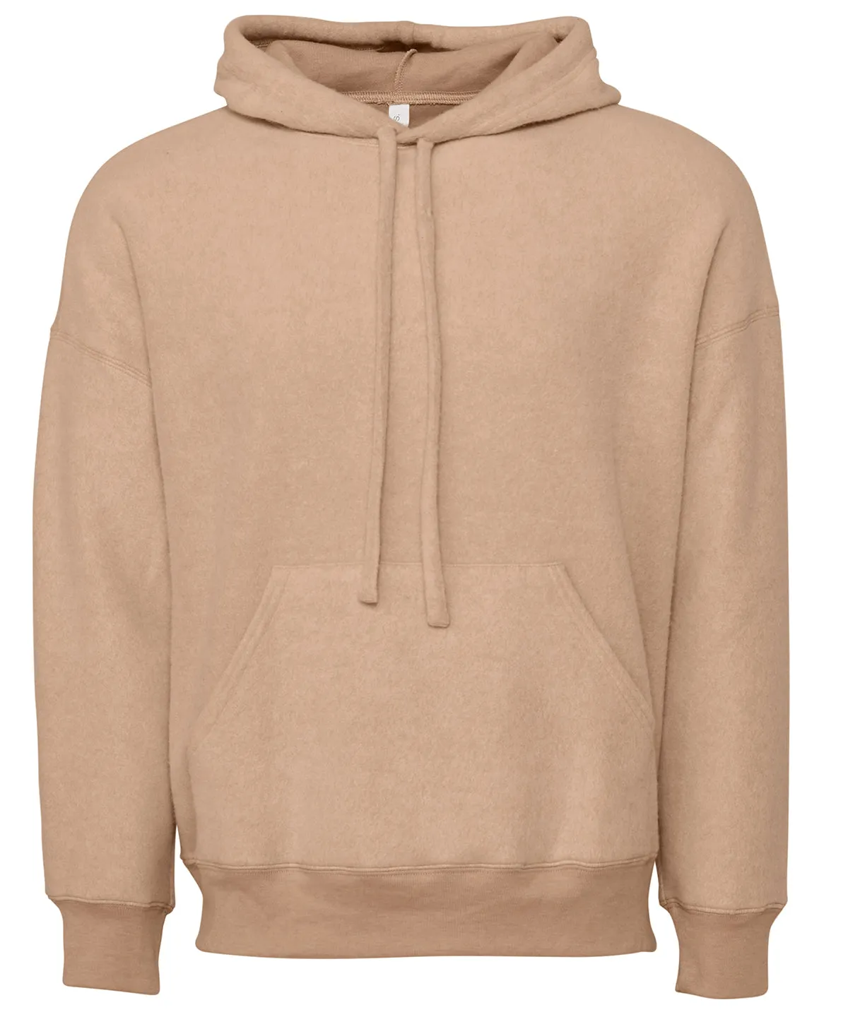 Heather Oatmeal - Unisex sueded fleece pullover hoodie