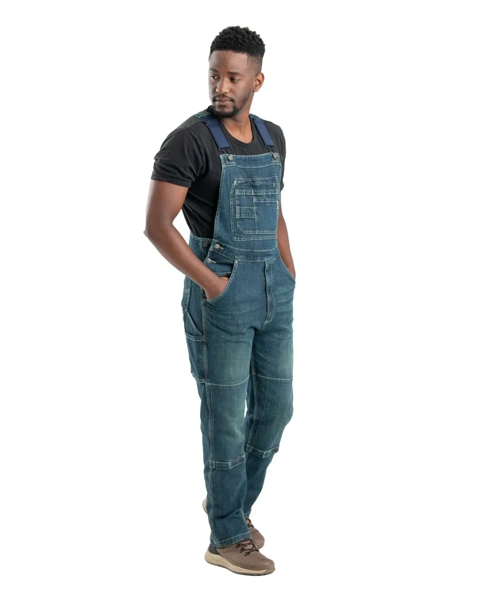 Highland Unlined Washed Flex Denim Bib Overall