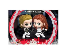 Hot Toys COSB752 Marvel Black Widow and Yelena Cosbaby, 10cm (Pack of 2)