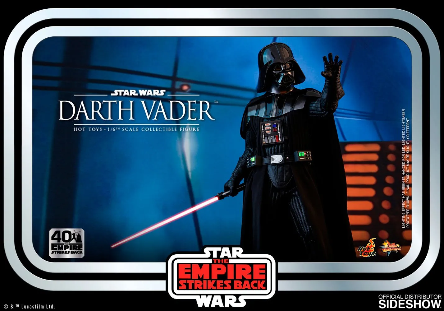 Hot Toys Movie Masterpiece - Star Wars: The Empire Strikes Back 40th Anniversary Collection - Darth Vader