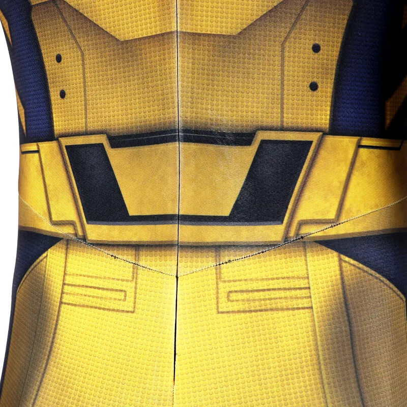 Hugh Jackman Wolverine Costume Deadpool Wolverine Suit Sleeveless Yellow Suit