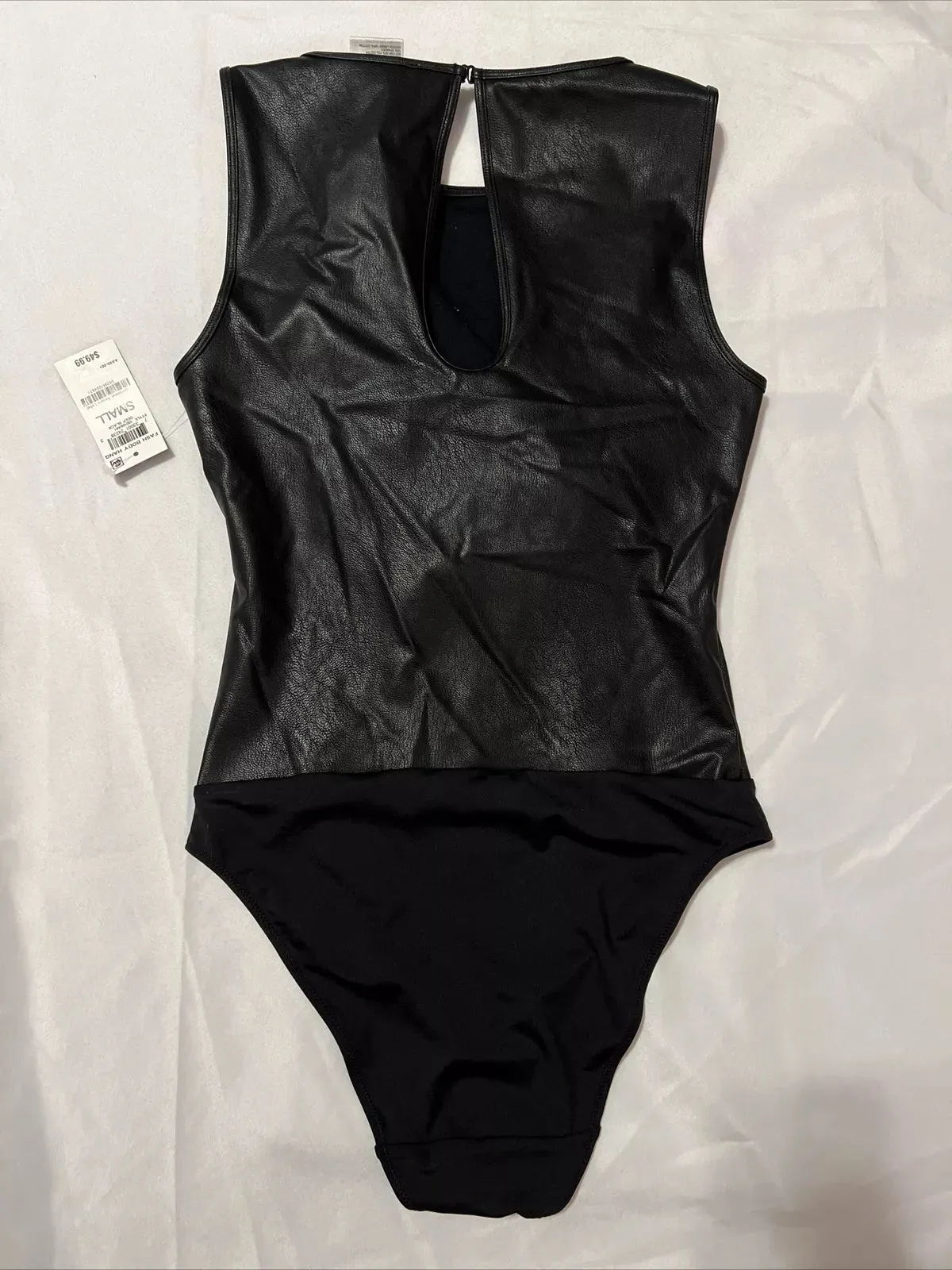 I.n.c. International Concepts Faux Leather Bodysuit