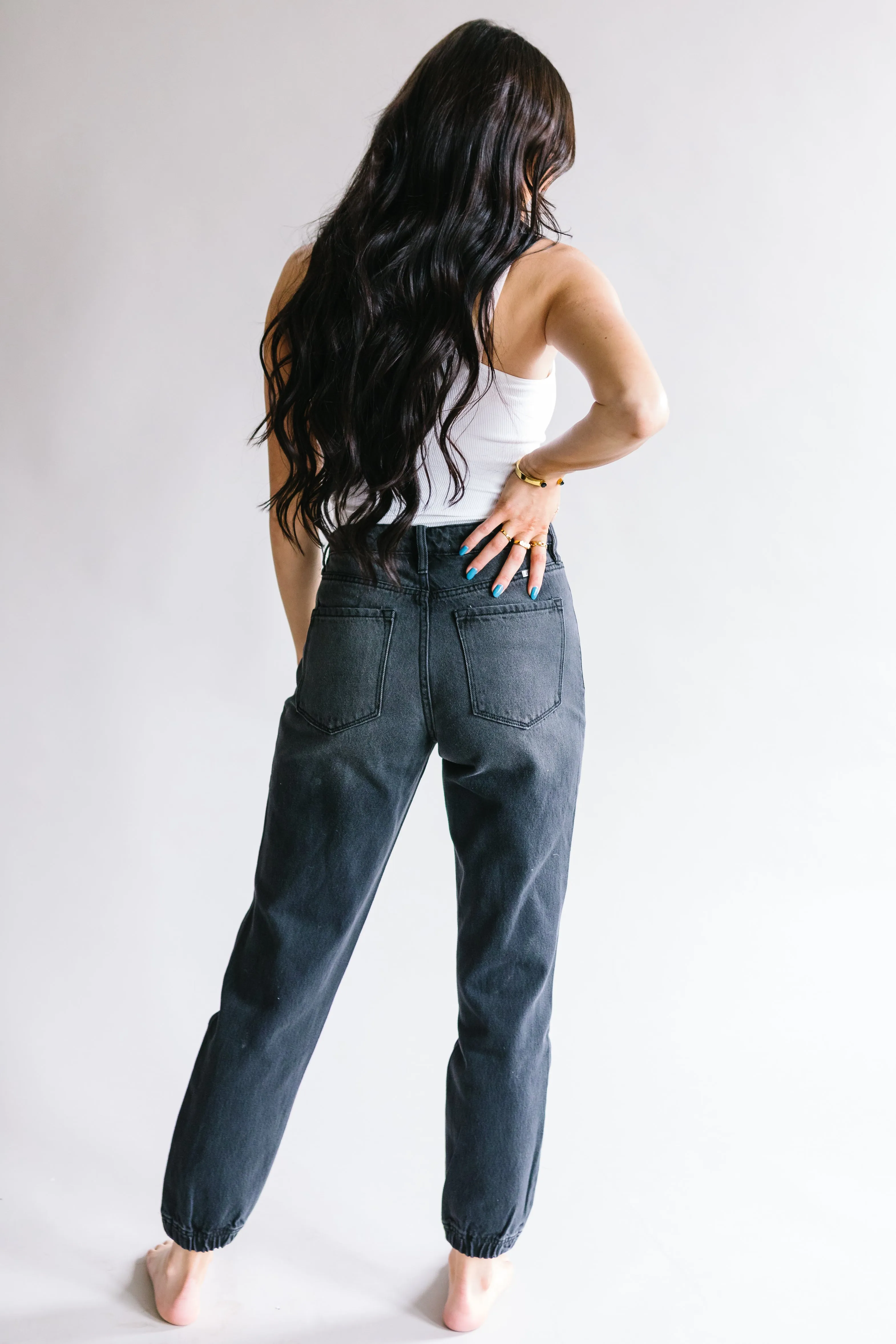 Invisible String Denim Joggers by Kancan