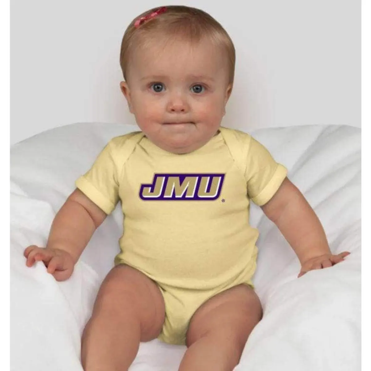 JMU Unisex Embroidered Infant Bodysuit