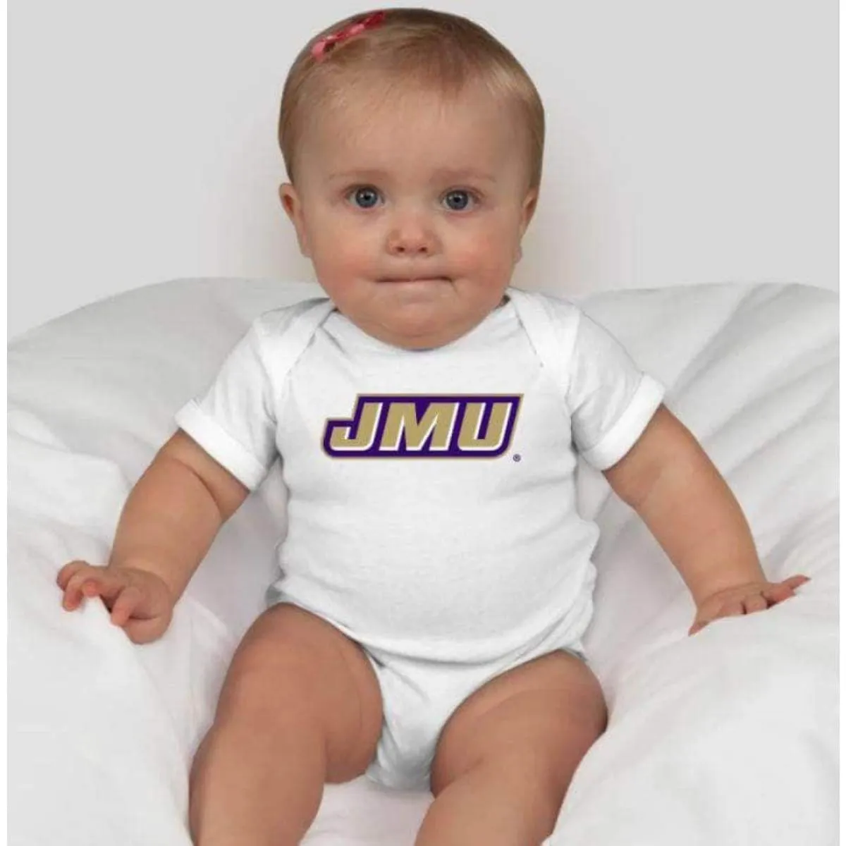 JMU Unisex Embroidered Infant Bodysuit