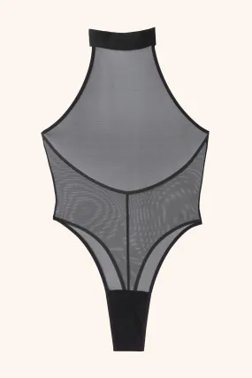 Julia bodysuit - black mesh