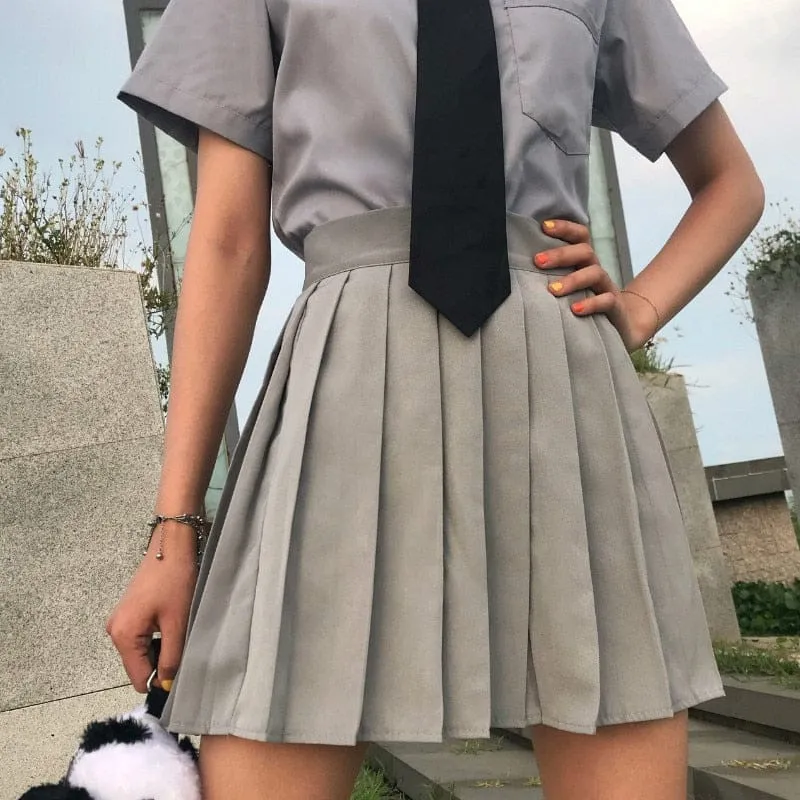 Kawaii Pleated Tennis Mini Skirt