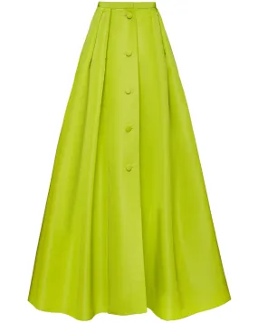 Kiwi Button Front Ball Skirt