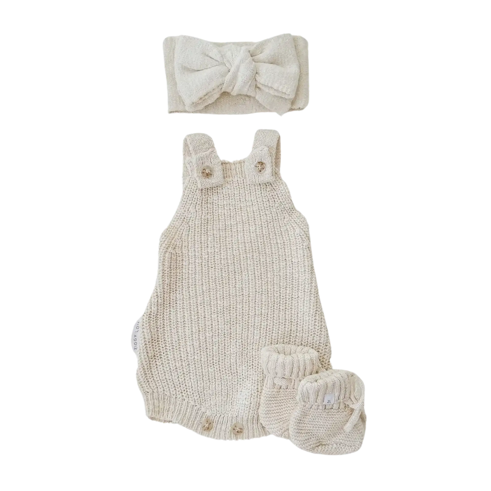 KNITTED ROMPER | HONEY