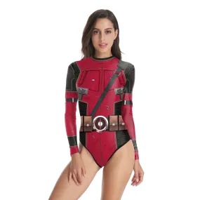 Ladies Deadpool Leotard Costume