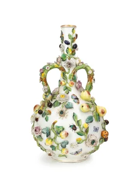 large minton bottle vase, 19th c