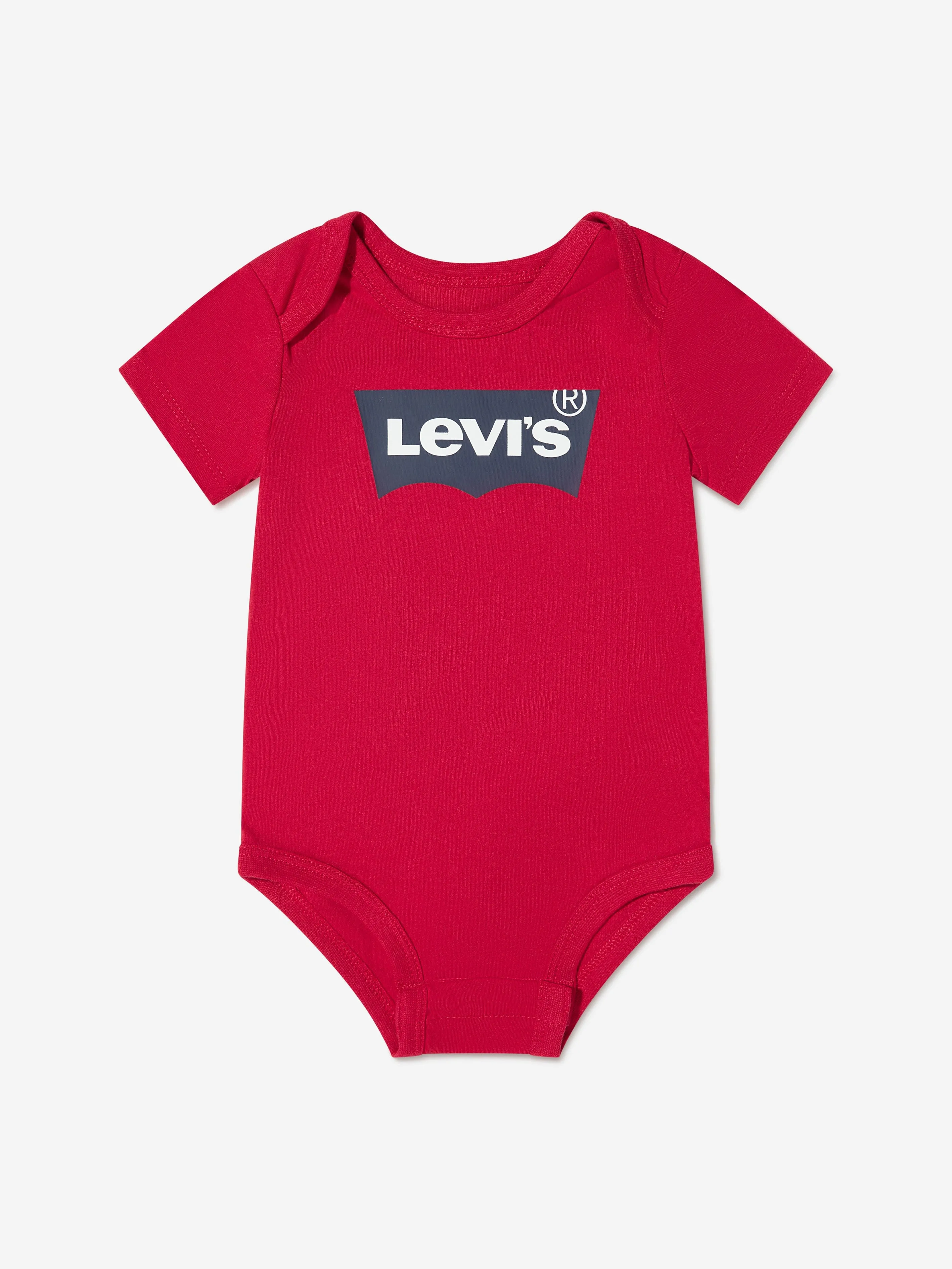 Levi's Baby Boys Batwing Bodysuit Set (2 Pack) in White