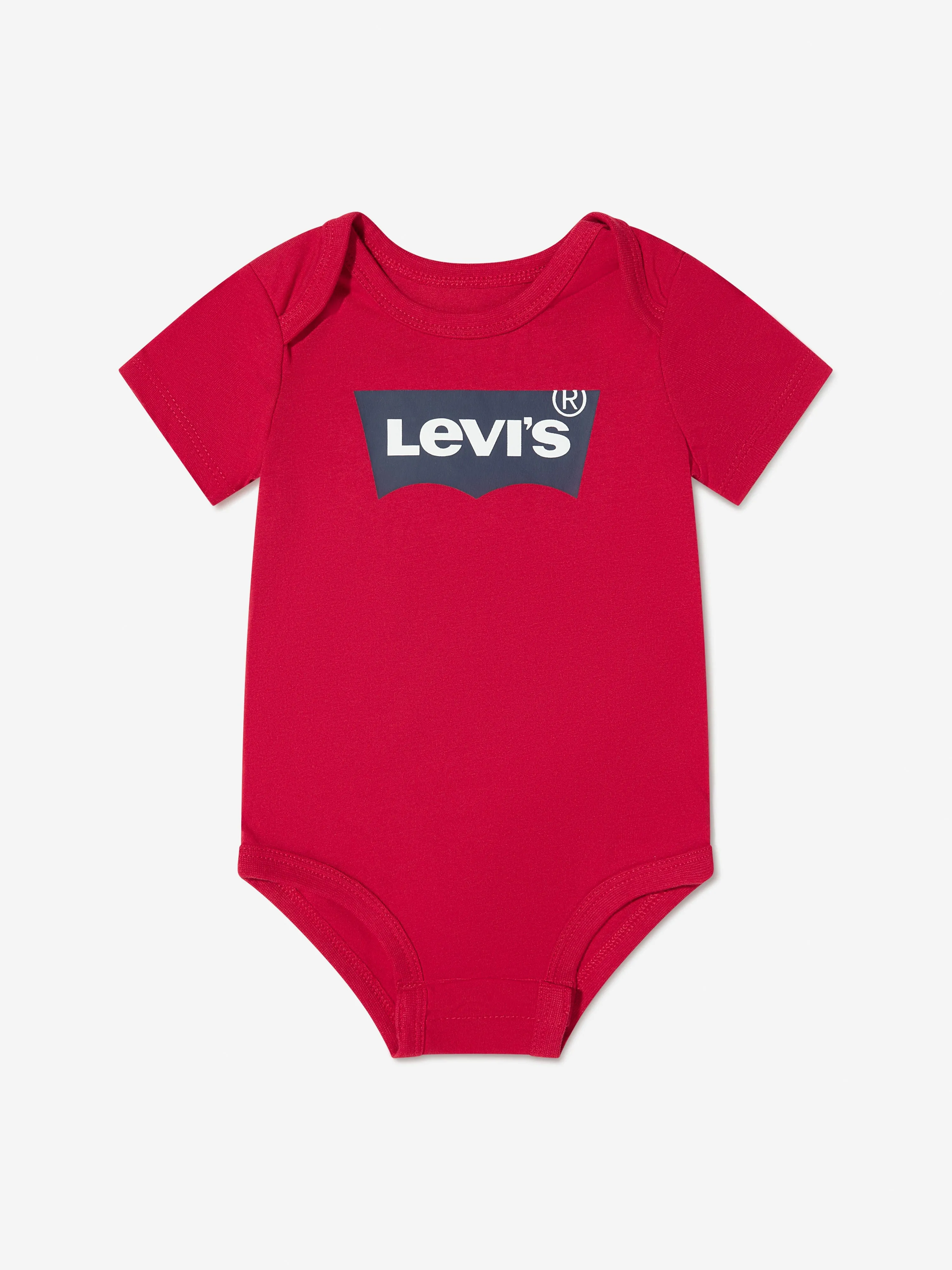 Levi's Baby Boys Batwing Bodysuit Set (2 Pack) in White