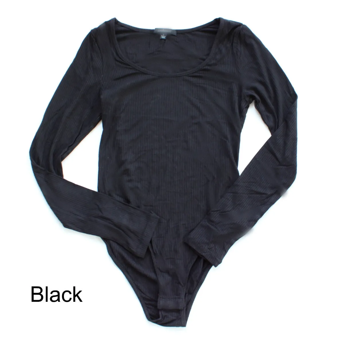 Long Sleeve Scoop Neck Bodysuit