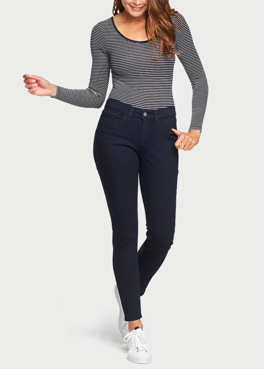 Long Sleeve Shaping Bodysuit - Cotton Seamless