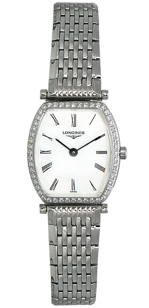 Longines La Grande Classique Stainless Steel & Diamond Womens Luxury Watch L4.288.0.11.6