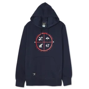 Lrg Mash Up Pullover Hoodie Navy