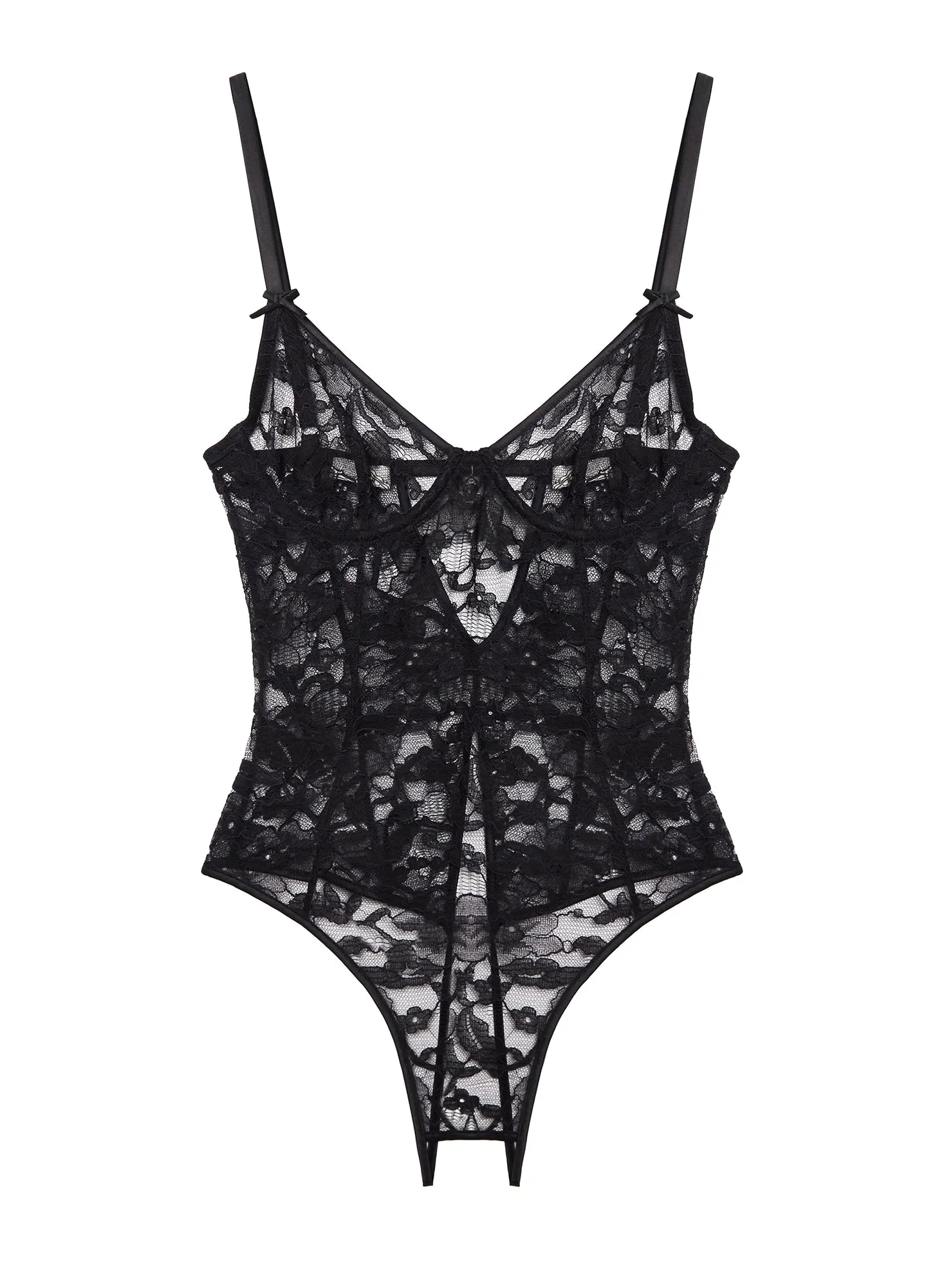 Magnolia Lace Ouvert Bodysuit