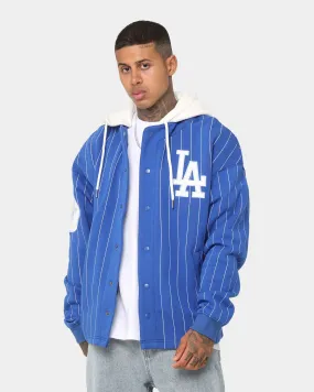 Majestic Athletic Los Angeles Dodgers Fleece Replica Hooded Jacket Galactic Cobalt