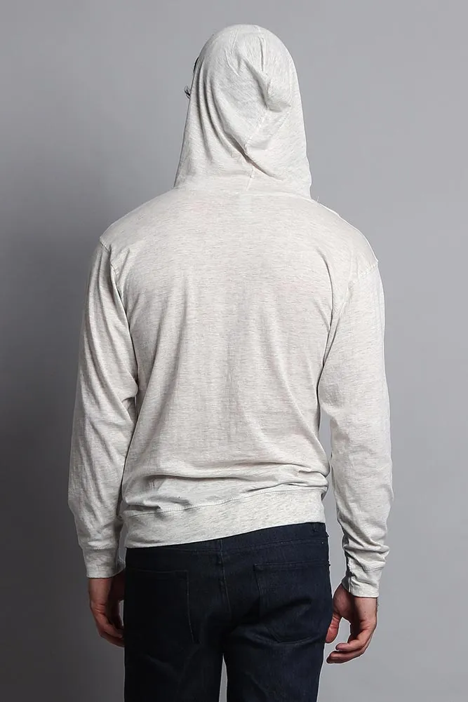 Men's Essential Cross-Dyed Heather Jersey Pullover Hoodie