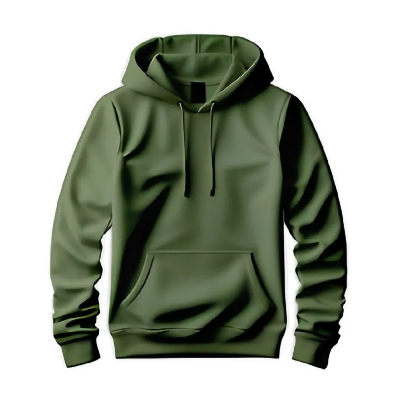 Men's Pullover Hoodie in Green