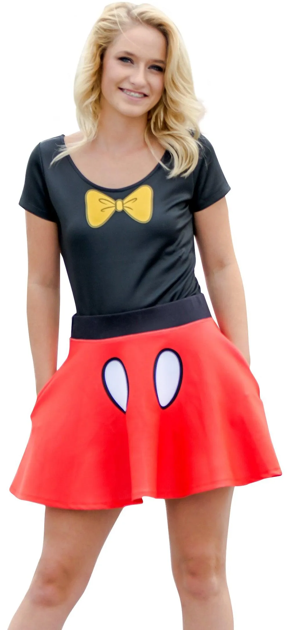 Minnie Mouse Bodysuit and Skirt Costume Set