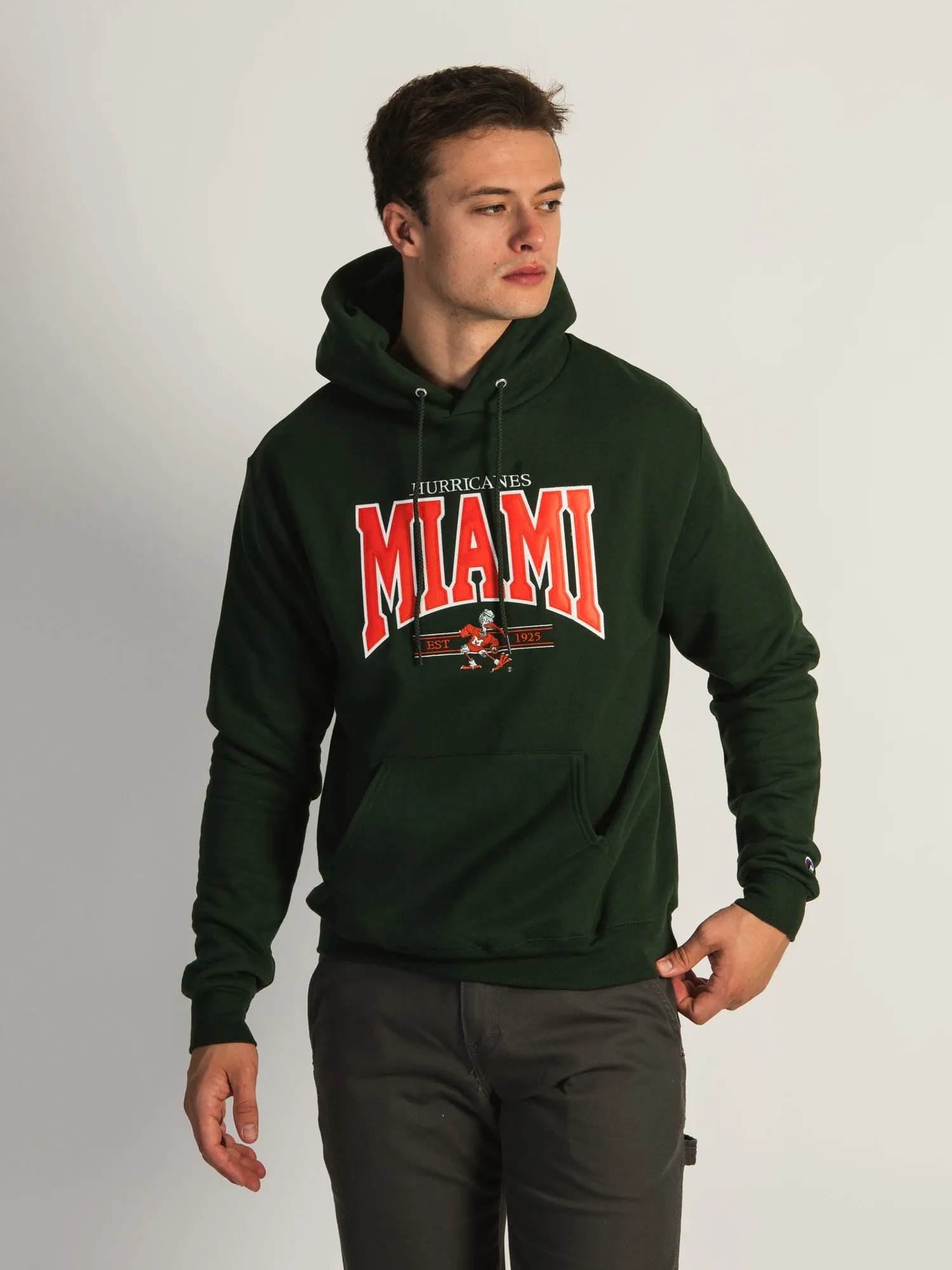 NCAA MIAMI U PULLOVER HOODIE