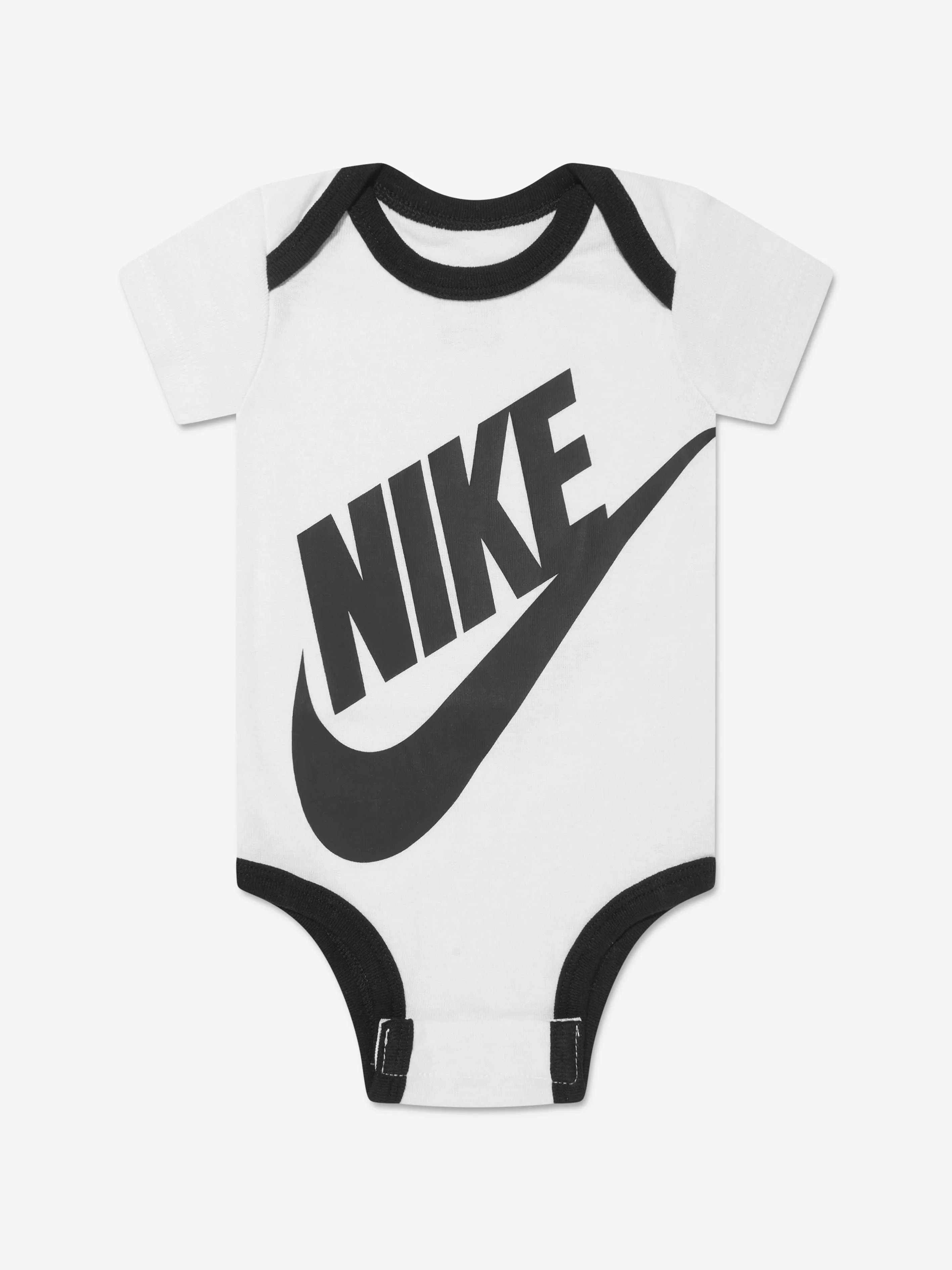 Nike Baby Boys Futura Logo Box Bodysuit Set in White