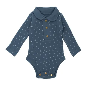 Organic Polo Long Sleeve Bodysuits