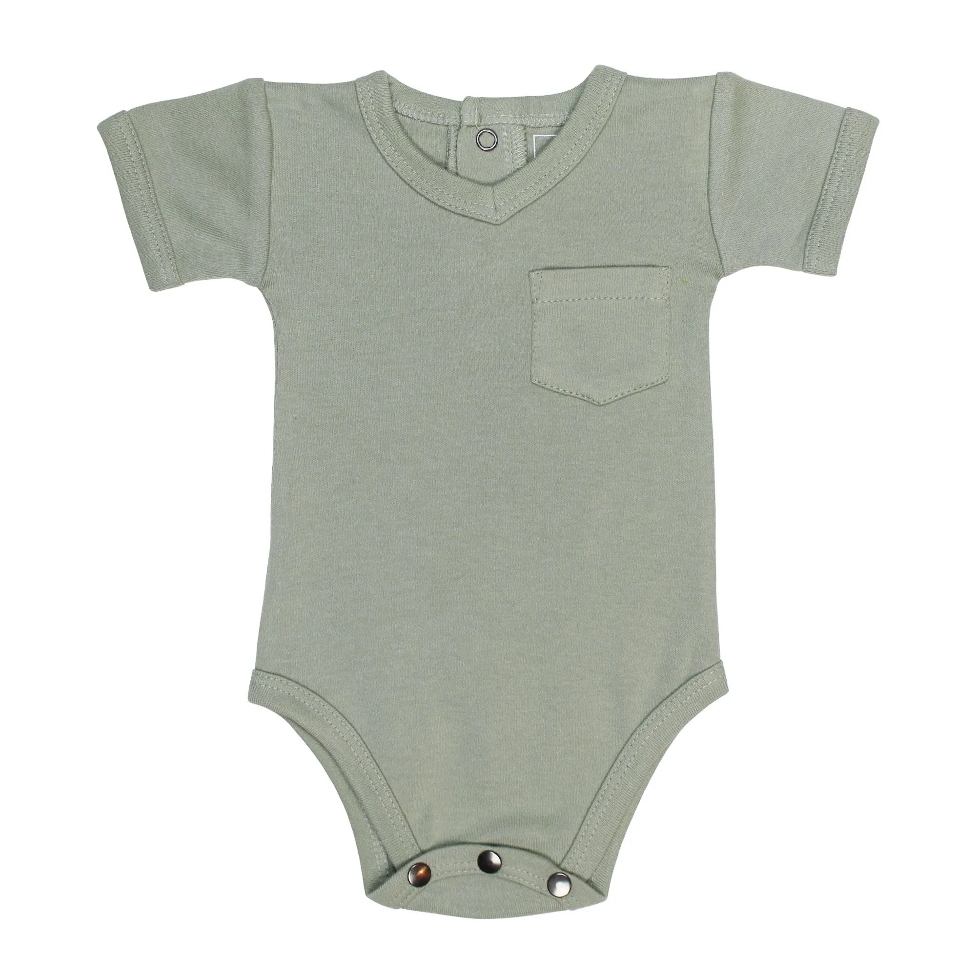 Organic V-Neck Bodysuit