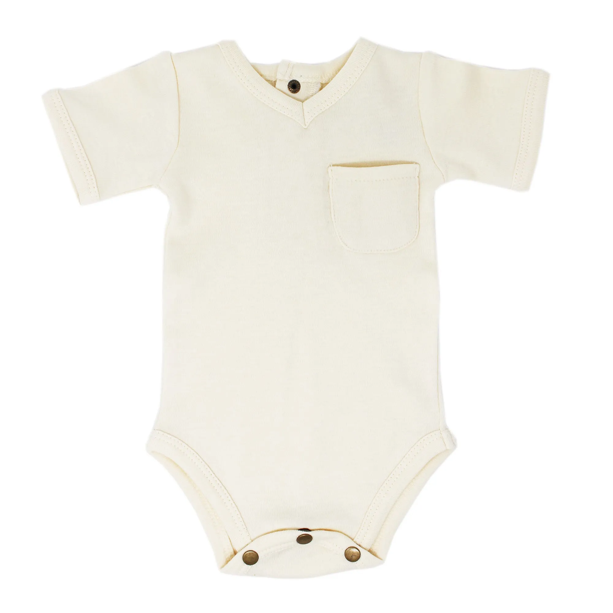 Organic V-Neck Bodysuits