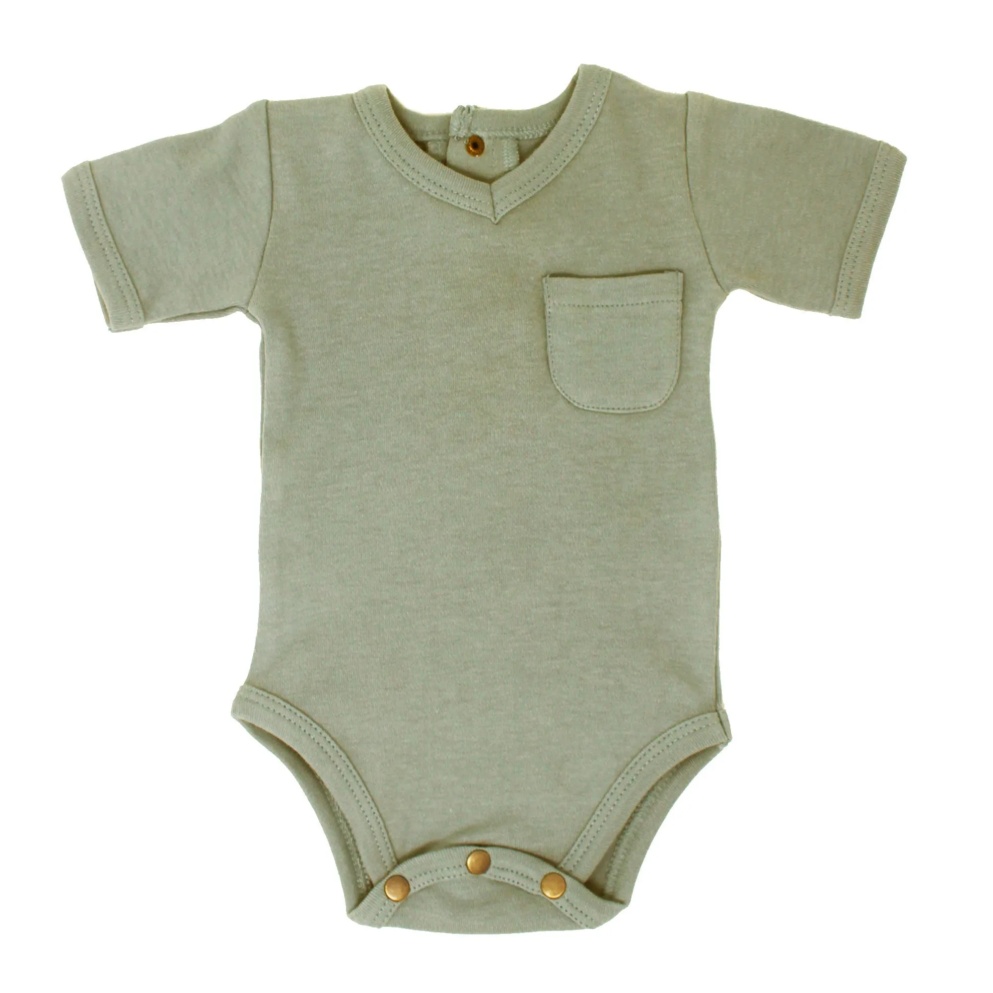 Organic V-Neck Bodysuits