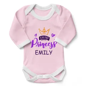 [Personalized] Endanzoo Organic Long Sleeve Baby Bodysuit - Little Princess