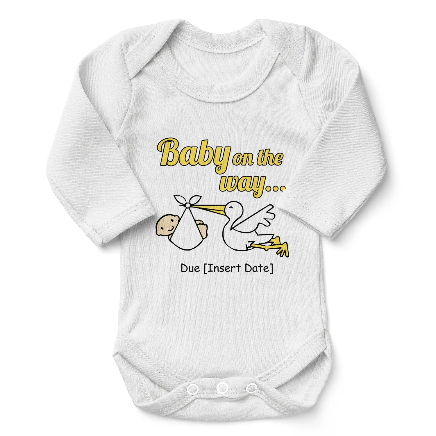 [Personalized] Endanzoo Pregnancy Announcement Baby Reveal Organic Baby Bodysuit - Baby on the way