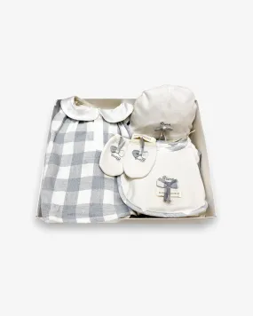 Plaid Baby Bundle - Everything Plaid (Pack of 4, For Girl Babies)