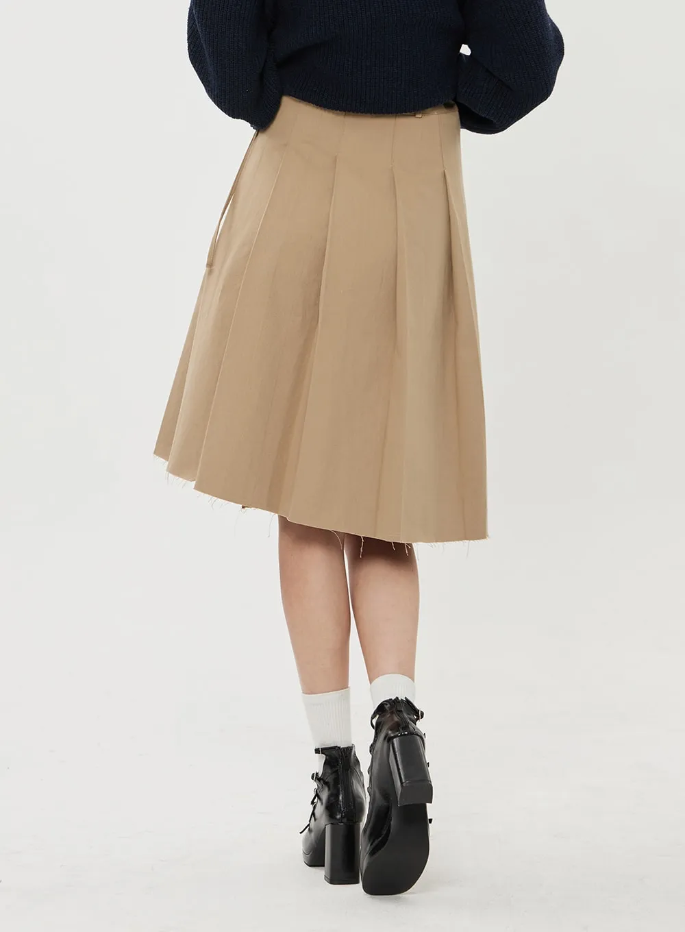 Pleated Midi Skirt BF314