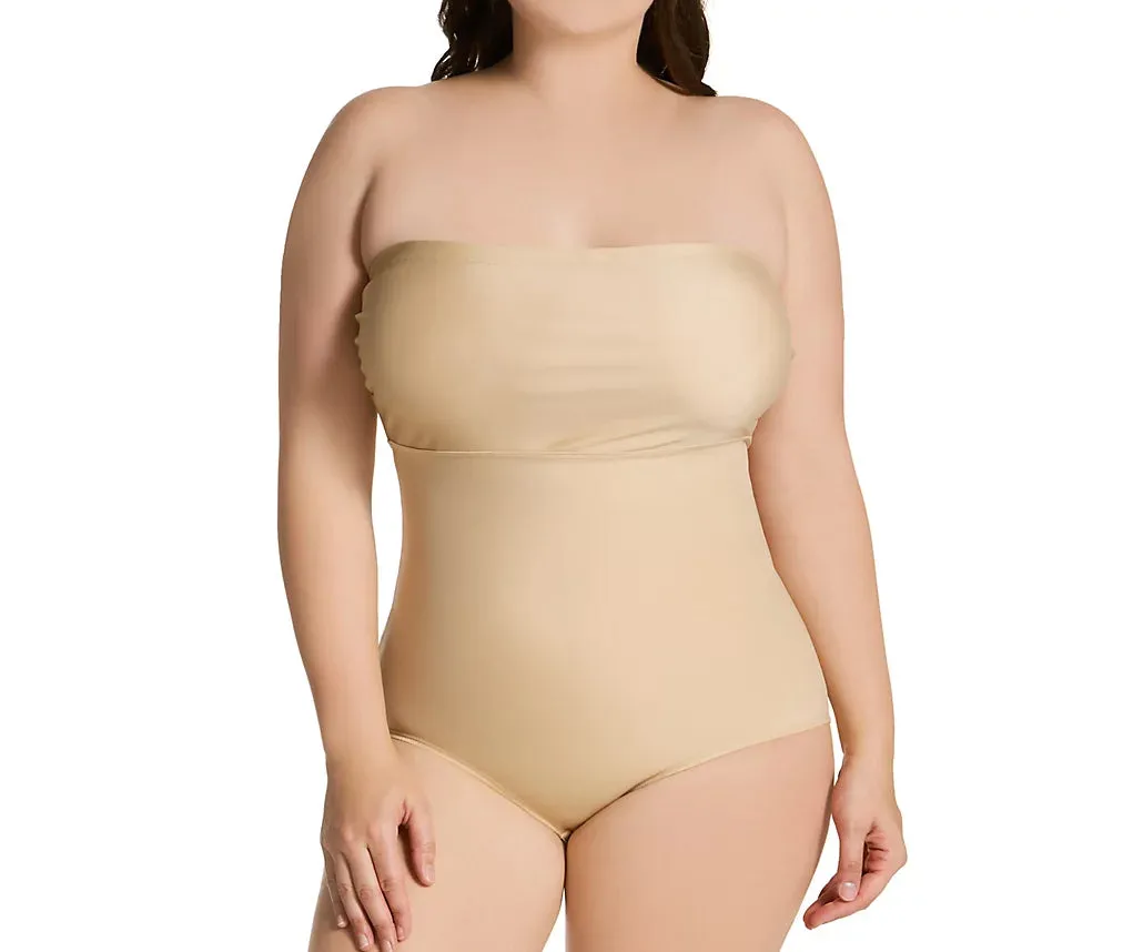 Plus Size InstantFigure Bandeau Brief Bodysuit Shapewear WBS012C