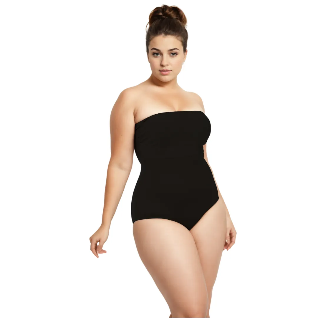 Plus Size InstantFigure Bandeau Brief Bodysuit Shapewear WBS012C