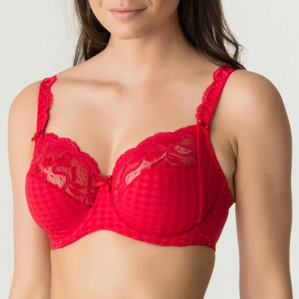 PrimaDonna Madison Full Cup Wire Bra, Scarlet | Red PrimaDonna Bra | Red PrimaDonna Madison Bras