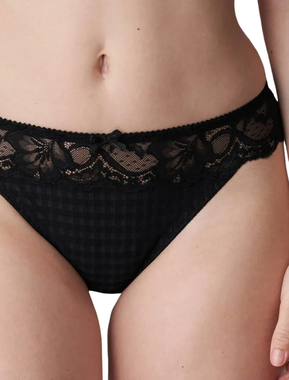 PrimaDonna Madison Thong, Black | PrimaDonna Thong | Black Thong Panty's By Prima Donna