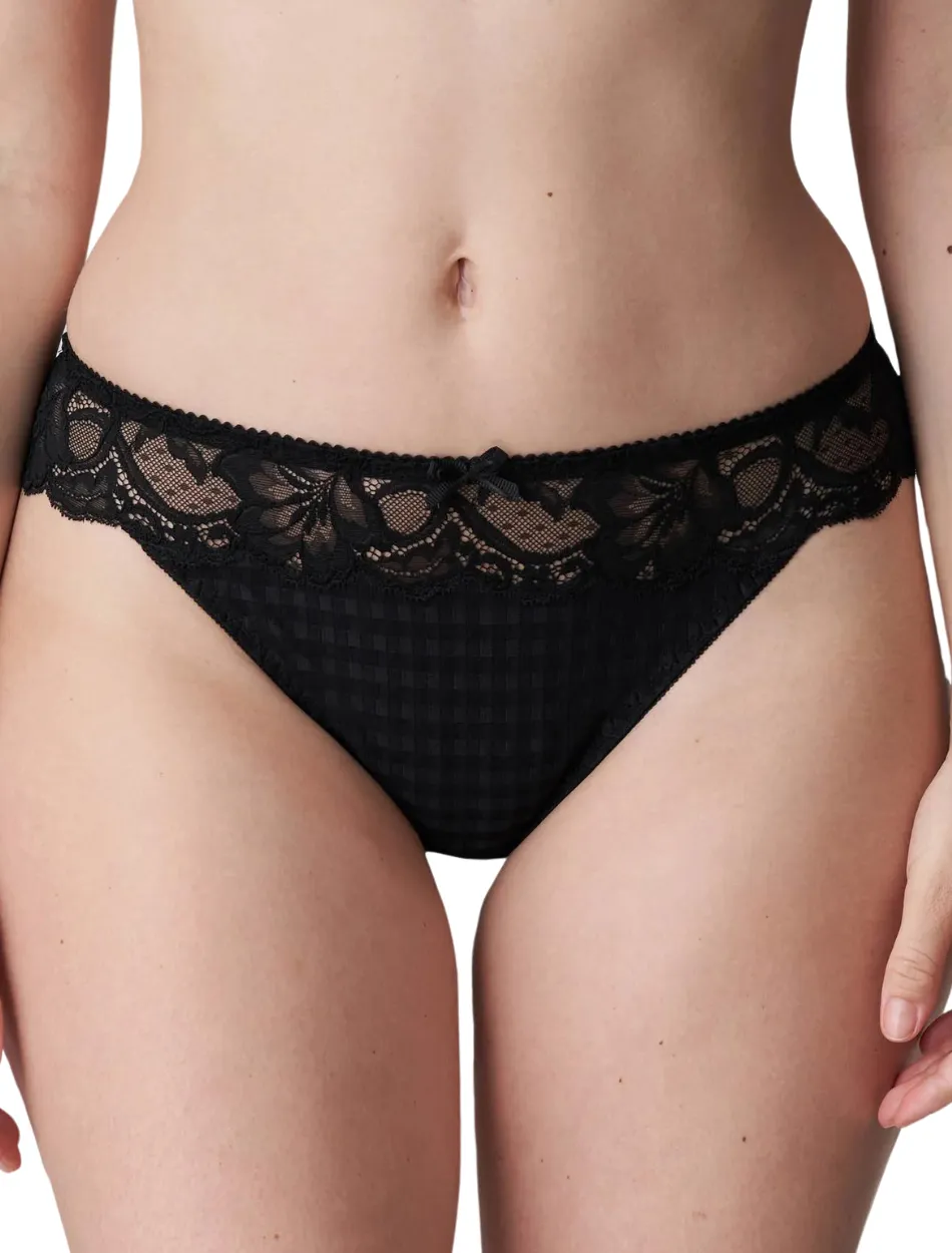 PrimaDonna Madison Thong, Black | PrimaDonna Thong | Black Thong Panty's By Prima Donna