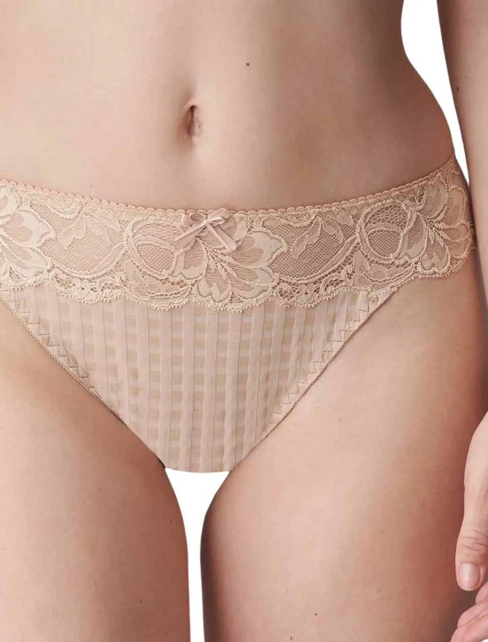 PrimaDonna Madison Thong, Caffe Latte | Prima Donna Thong | Beige Thong Panties